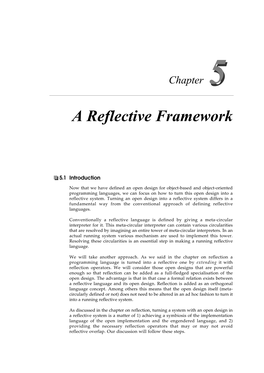 A Reflective Framework