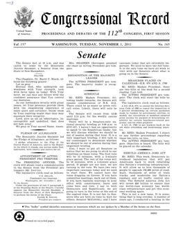 Senate Section