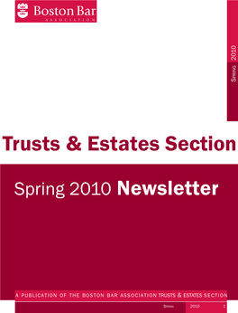 Trusts & Estates Section
