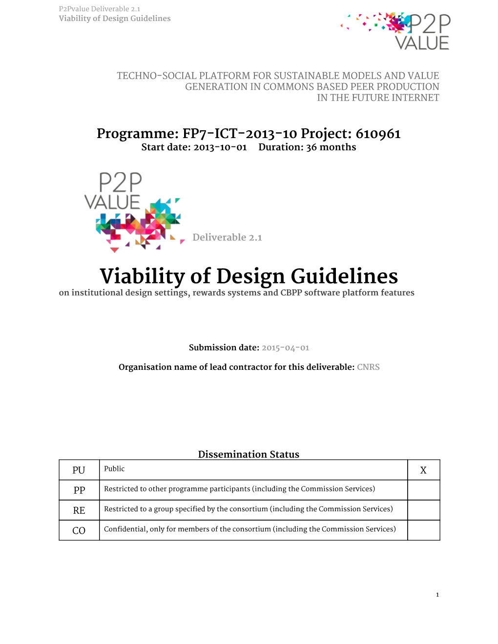 Viability of Guidelines