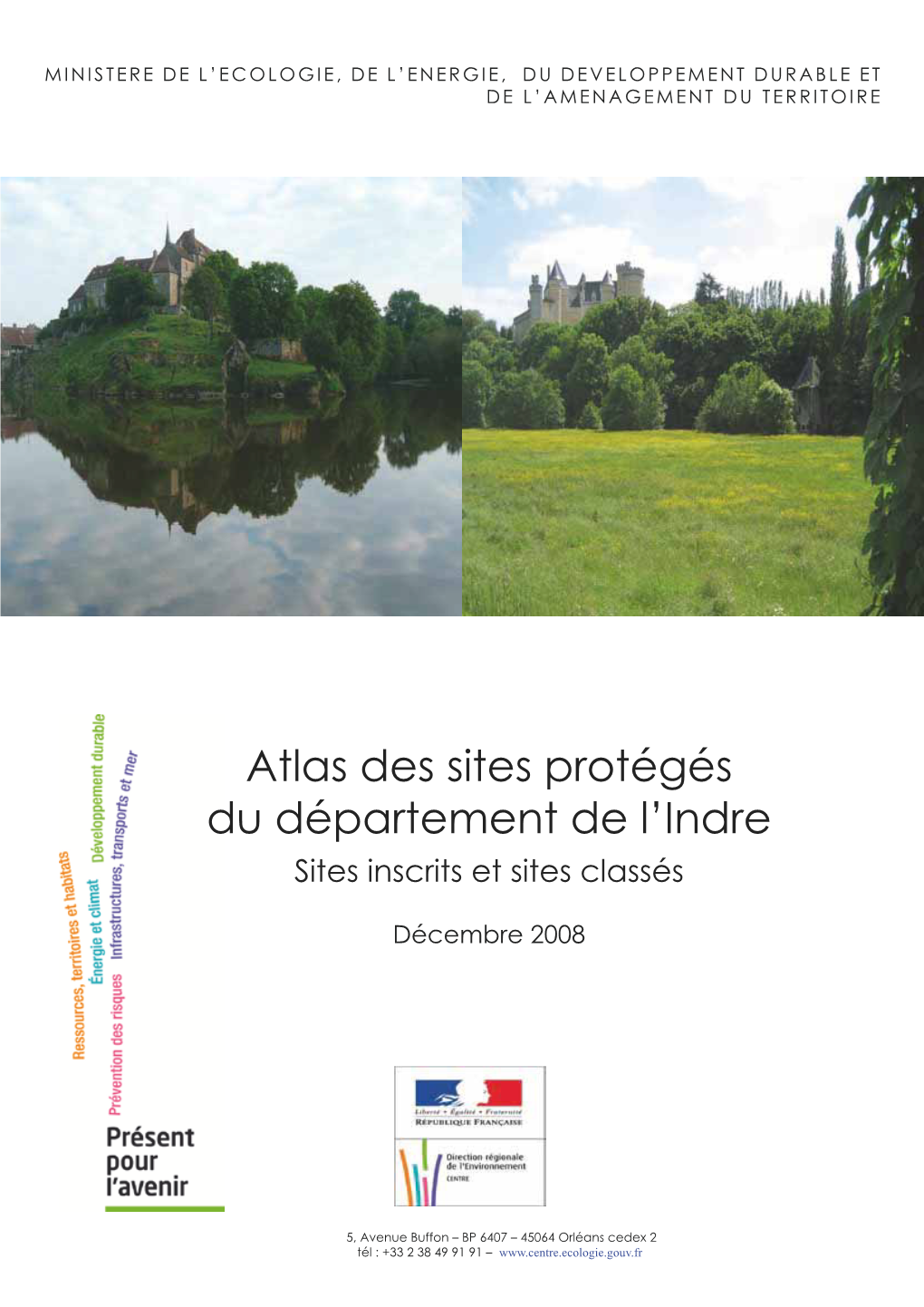 Atlas Des Sites Protégés Du Département De L'indre