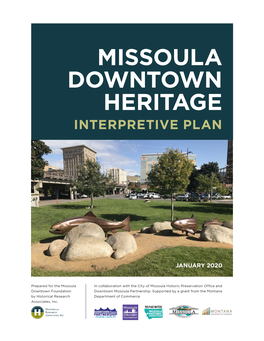 Heritage Interpretive Plan Preserving