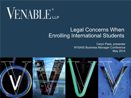 Legal Concerns When Enrolling International Students