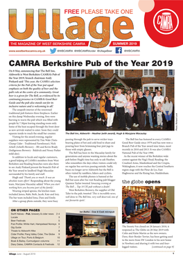 CAMRA Berkshire Pub of the Year 2019