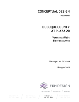 Conceptual Design Dubuque County at Plaza 20