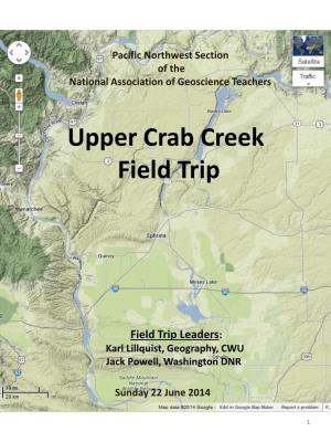 Upper Crab Creek Field Trip