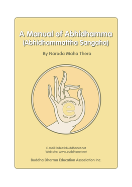 A Manual of Abhidhamma