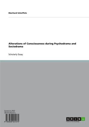 Alterations of Consciousness During Psychodrama and Sociodrama