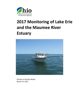2017 Monitoring of Lake Erie and the Maumee River Estuary