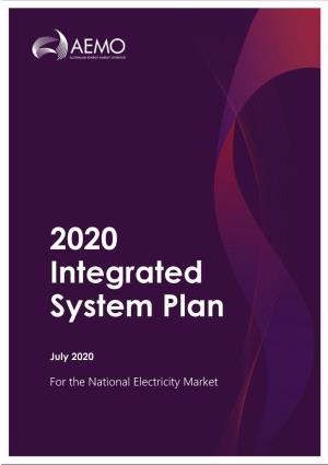 AEMO's 2020 Integrated System Plan (ISP)