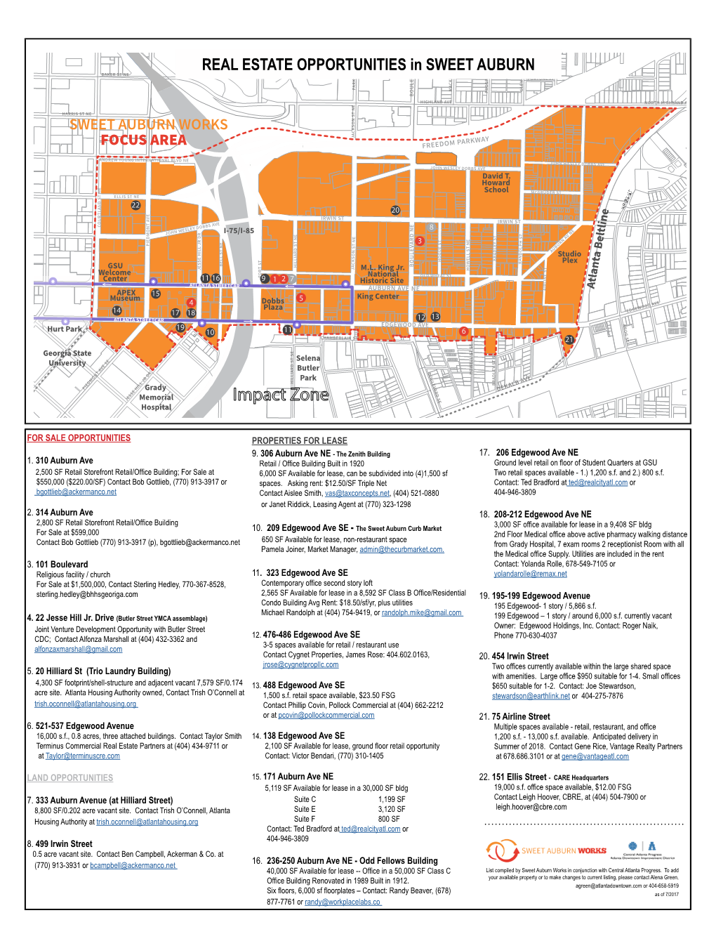 REAL ESTATE OPPORTUNITIES in SWEET AUBURN