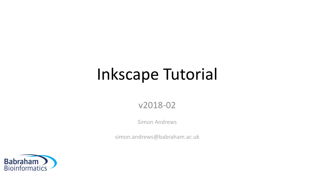 Inkscape Tutorial