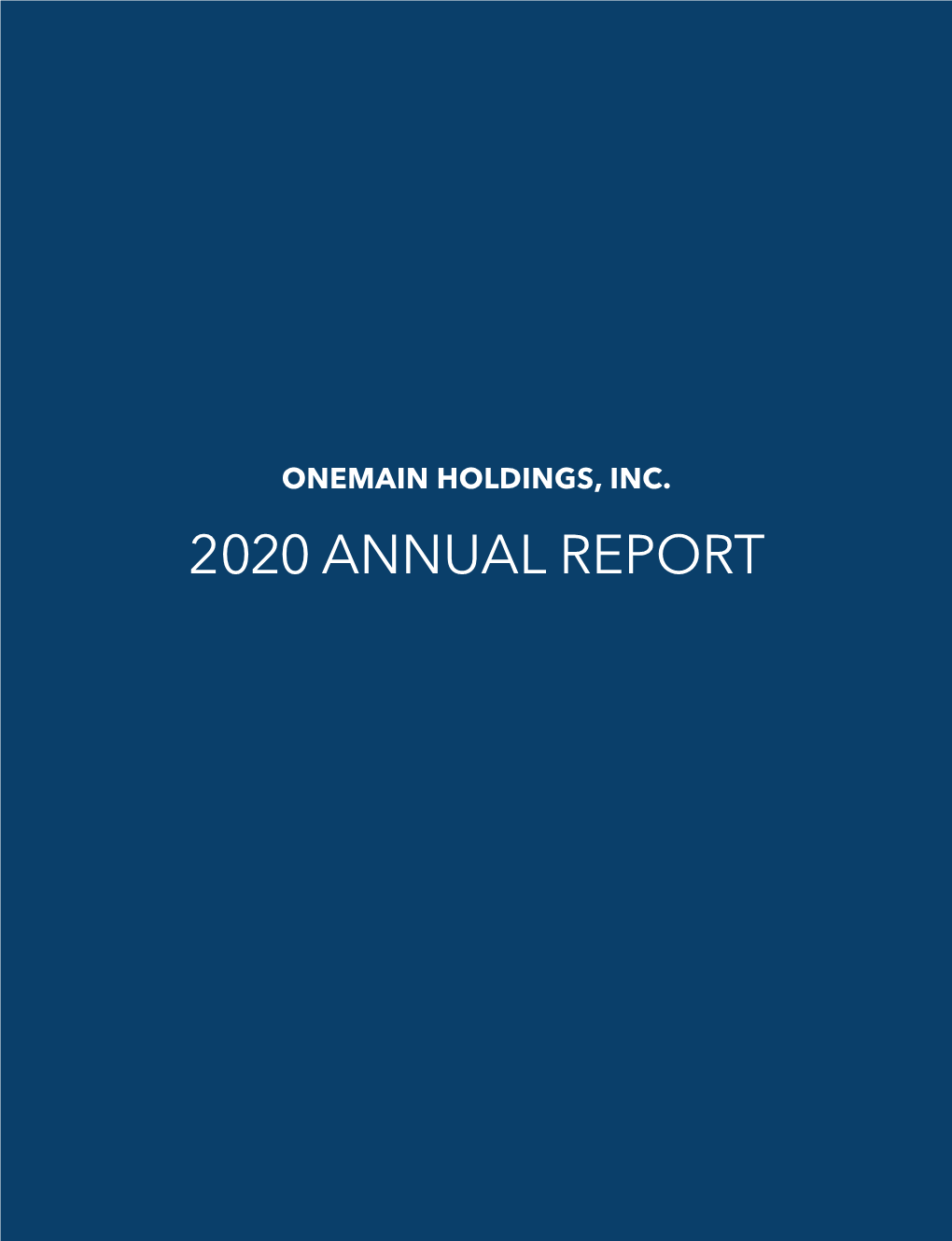 2020 ANNUAL REPORT FINANCIAL HIGHLIGHTS ($ in Millions, Except Per Share Amounts)
