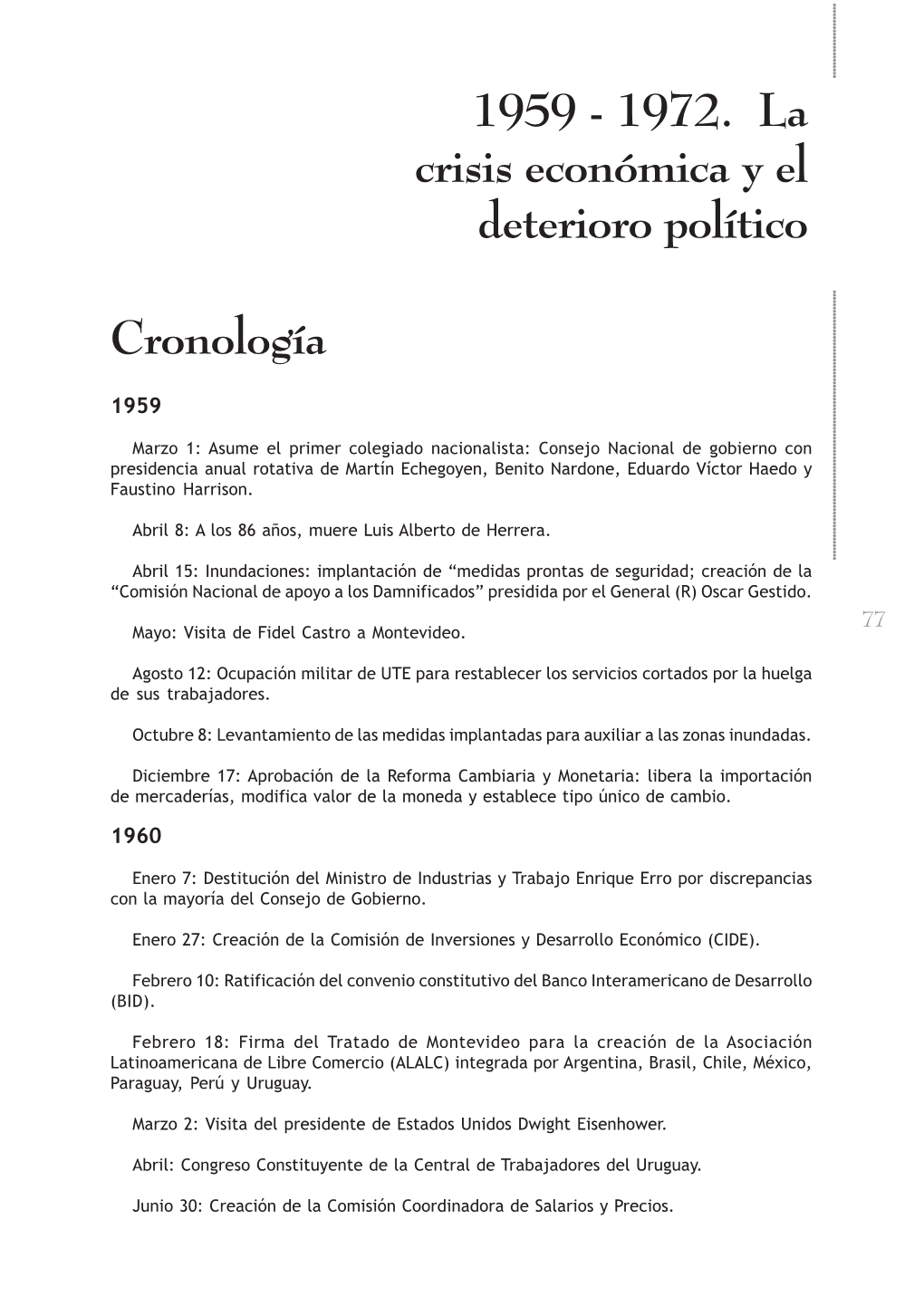 Cronología 1959