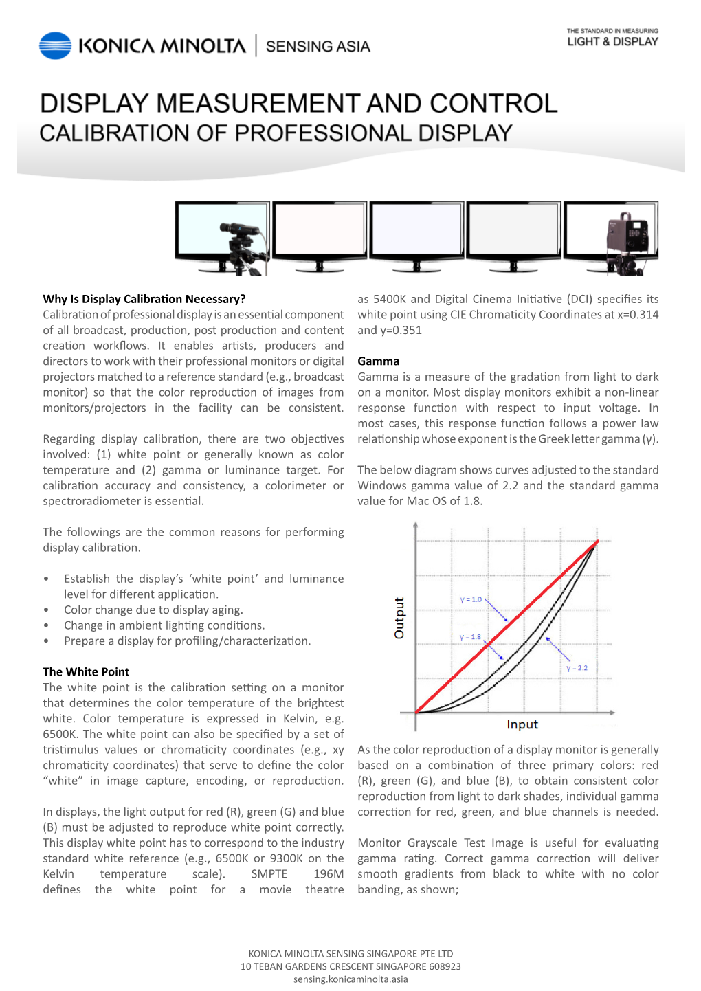 Calibration of Professional Display