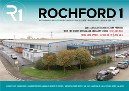 Substantial Detached Factory Premises with Two Storey Offices and Ancillary Stores to Let/For Sale Total Area Approx