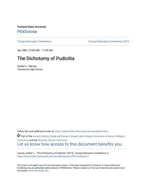 The Dichotomy of Pudicitia