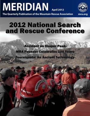 2012 National Search and Rescue Conference