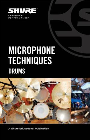 Microphone Techniques for Drums (English)