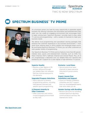 Spectrum Business™ Tv Prime
