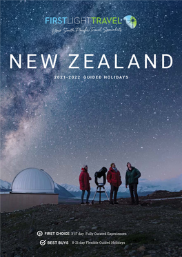 New Zealand 2021-2022 Guided Holidays