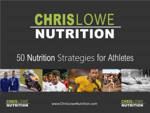 50 Nutrition Strategies for Athletes