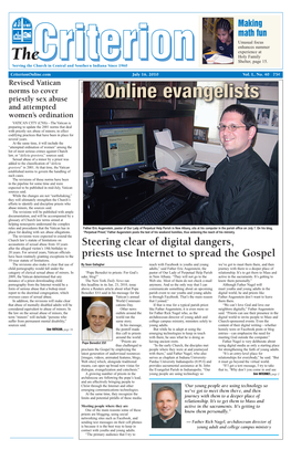 Steering Clear of Digital Dangers, Priests Use Internet to Spread The