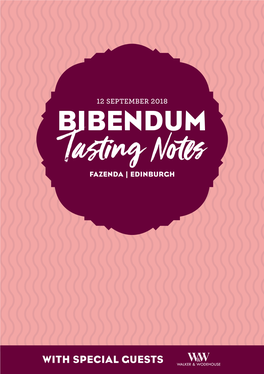 Bibendum Wine 109A Regents Park Road, London, NW1 8UR Tel: 0845 263 6924