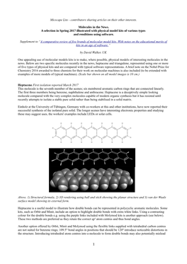 Molecules in the News