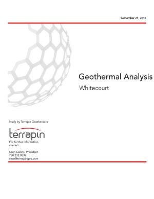 Geothermal Analysis Whitecourt