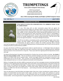 TRUMPETINGS Voice of the Trumpeter Swan Society