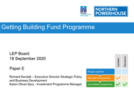 Getting Building Fund Programme