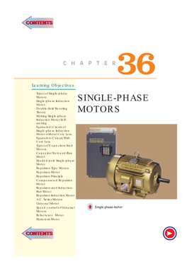 Single-Phase Motors