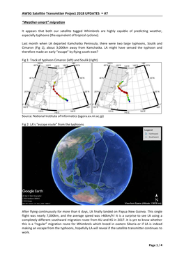 AWSG Satellite Transmitter Project 2018 UPDATES ~ #7