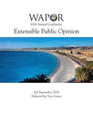 Extensible Public Opinion Research