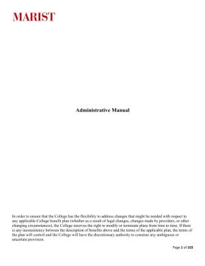Administrative Manual