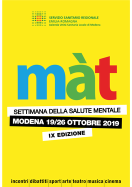 Modena 19/26 Ottobre 2019