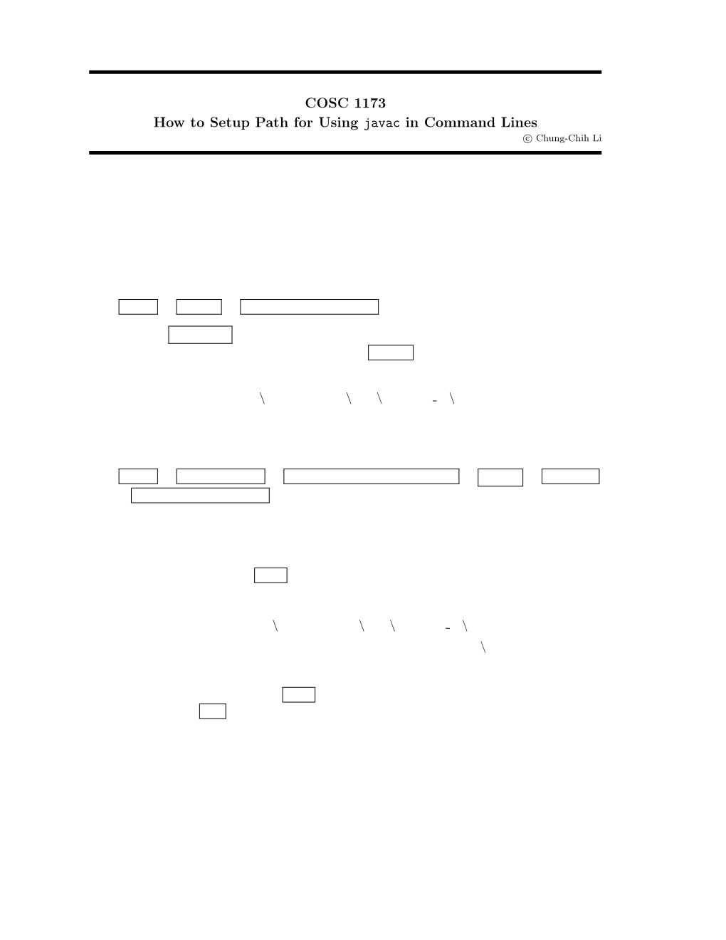 Set Javac Path In Command Prompt