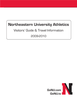 Northeastern University Athletics Visitors’ Guide & Travel Information 2009-2010