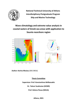 Wave Climatology and Extreme Value Analysis in Coastal Waters of Greek Sea Areas with Application to Sounio Nearshore Region