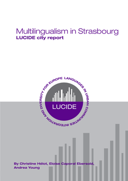 Multilingualism in Strasbourg LUCIDE City Report