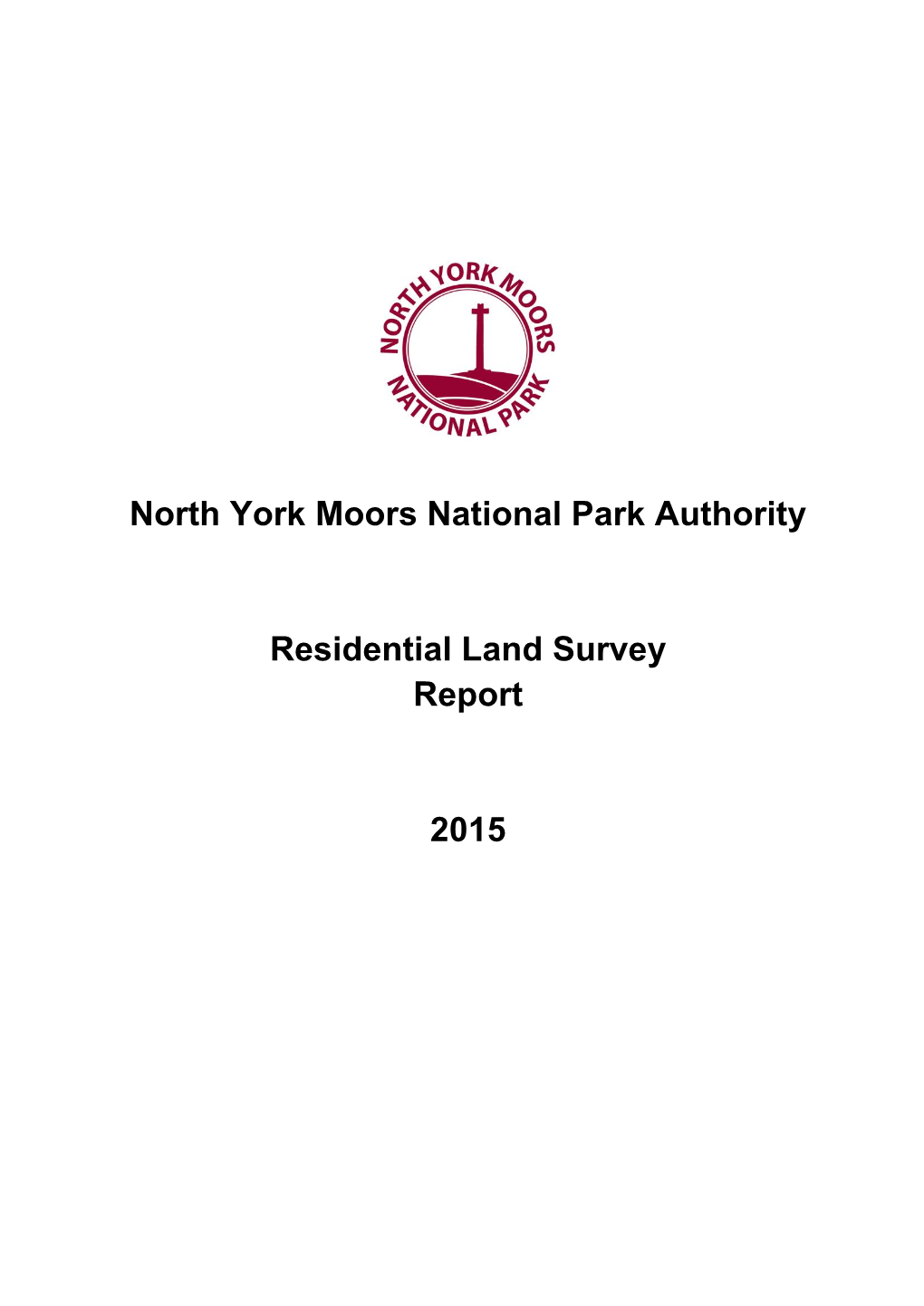 Residential Land Survey 2015