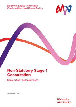 Non-Statutory Stage 1 Consultation