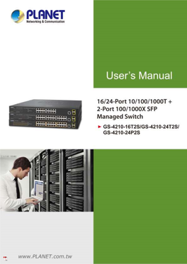 PLANET Managed Switch User Manual