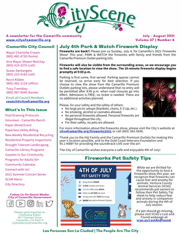 Cityscene July/August Newsletter