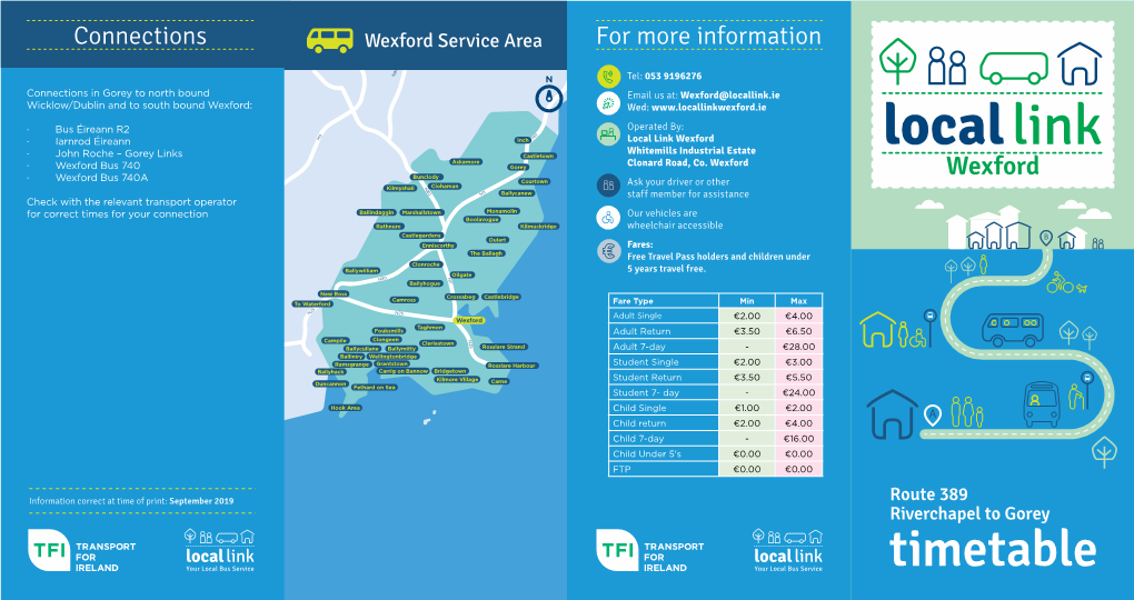 Route 389 Courtown/Riverchapel to Gorey