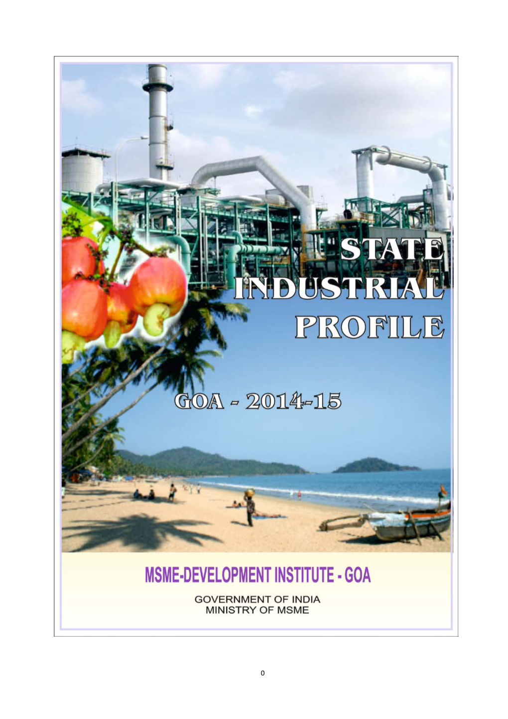 State Industrial Profile – Goa (2014-15)
