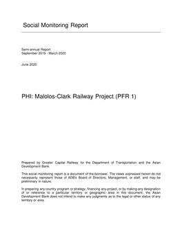 Malolos-Clark Railway Project (PFR 1)