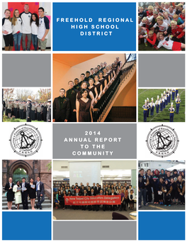 Freehold Regional High School District 2014 Annual Report to the Community
