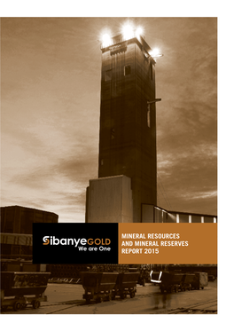 Mineral Resources and Mineral Reserves Report 2015